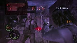 RE5 Luis Sera & Ashley Graham in Halloweentown Mercenaries modded level