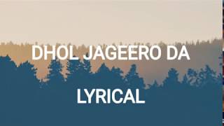 Dhol Jageero Da Lyrical Vedio || Master Saleem || Punjabi Song