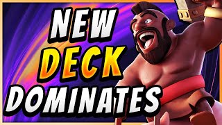 CLASH ROYALE PROS COOKED UP a NEW META HOG RIDER DECK!