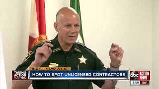 Pinellas County Sheriff arrests 39 unlicensed contractors in undercover sting
