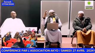 Harouna Gakou conférence d AKYD Paris