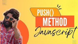Javascript push method | Javascript tutorial tamil