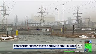 Consumers Energy to stop burning coal by 2040