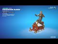 fortnite dogghouse sleigh emote 1 hour