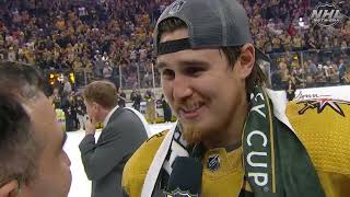 Zach Whitecloud talks winning Stanley Cup