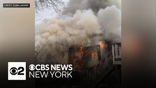 Dozens homeless after fire in Paterson, New Jersey