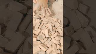 How To Make Mini bricks 🏗️ #minibricks #diy #construction