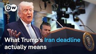 Iran rejects ceasefire as latest Trumps latest deadline nears | DW News