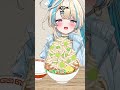 二郎系ラーメンをご馳走になって喜ぶvtuber 新人vtuber shortvideo 二郎系