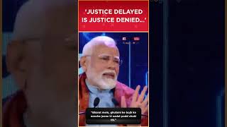 'Justice Delayed Is Justice Denied...' PM Modi Speaks At ET Now Global Business Summit #shorts