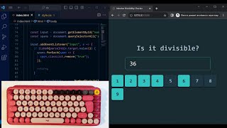 ASMR Programming - Number Divisibility Checker - with Javascript