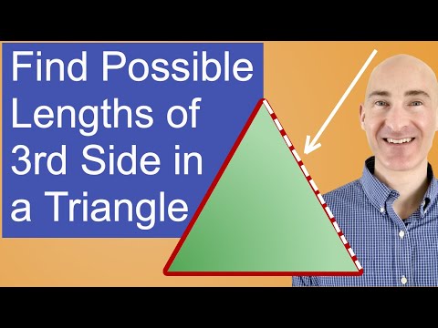 How do you figure out the third side of a triangle?