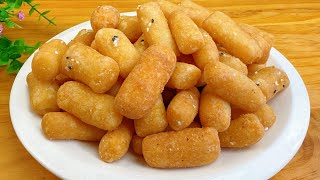 No-Fail Recipe: Make Sweet and Crispy Jiangmi Tiao ! Easy Crispy : A Sweet Snack That Stays Crunchy!