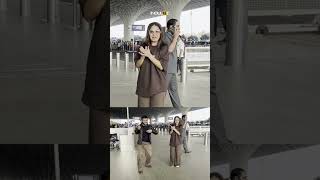 Singer Sunidhi Chauhan is a real sport and does a short gig with a fan at Mumbai airport | Bollywood