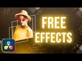 8 BEST EFFECTS in Davinci Resolve 18 Free | Tutorial