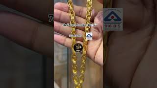 Chain #916 BIS Hallmark gold for more information whatsapp us/contact us 7899968196