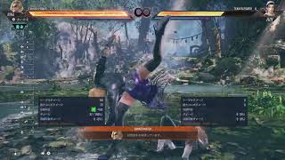 TEKKEN8 ニーナ　コンボ　　　　　　　　　　　　横移動WP　ジグソー拾い　【鉄拳8】