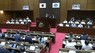 令和6年6月定例会 1日目 招集日 6月10日 議案の審議（提案理由説明・質疑・討論・採決）