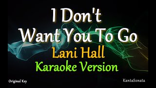 I Don't Want You To Go - by Lani Hall (Karaoke Version)