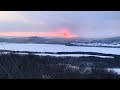 網走天都山展望台から見た夕暮れ　　　　sunset seen from mount tento in abashiri hokkaido