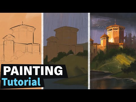 How to Paint Environmental Concept Art (From Start to Finish)