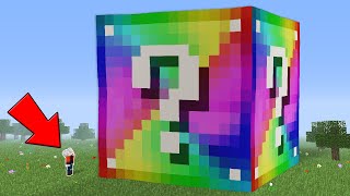 UZAY EN BÜYÜK GÖKKUŞAĞI ŞANS BLOKLARI - Minecraft