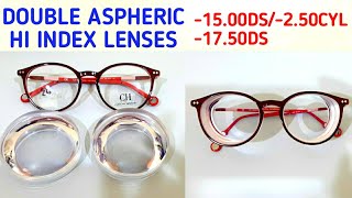 Double Aspheric Lens | High Index Lenses| High Myopia Glasses