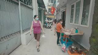 ハノイ住宅地 土曜日の朝散歩 | October 2021 Street Walk in HANOI Vietnam