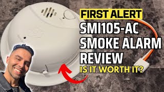 FIRST ALERT SMI105-AC Smoke Alarm Review | Hardwired with 10-Year Battery Backup Safety Test