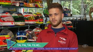 Filho de Rubinho Barrichello tenta repetir os passos do pai na Fórmula 4