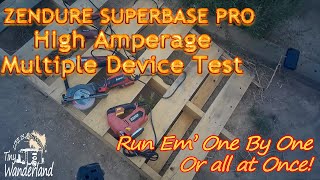 Zendure SuperBase Pro 2000 High Amperage Test - Can The SBP Handle Multiple devices?