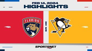 NHL Highlights | Panthers vs. Penguins - February 14, 2024
