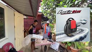 แกะกล่องล้อเดียวไฟฟ้า(Unboxing \u0026 First Ride)