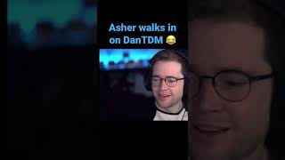 Asher walks in on DanTDM! 😂