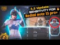 3.2 Update Sensitivity | Redmi Note 13 Pro+ 5G Pubg Controls & Sensitivity | BGMI