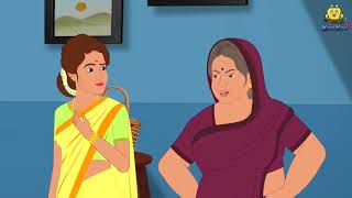 Telugu Stories for Kids   జూదగాడు కోడలు   The Gambler Daughter in Law  Telugu Kathalu  Moral Stories