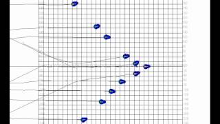 11 Robots Wedge Formation - Simulation