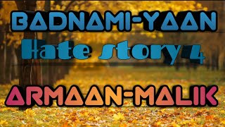 Badnamiyaan | cover song | armaan malik | urvashi Rautela | hate story 4 | rahul music | #Shorts