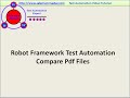 Robot Framework Pdf Comparison