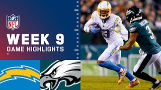 Chargers vs. Eagles Week 9 Highlights | NFL 2021