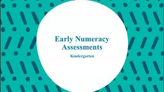 aimsweb Plus Early Numeracy Kindergarten