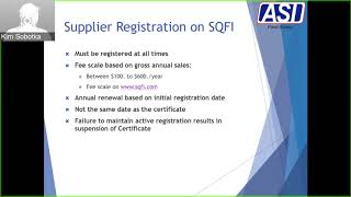 SQF Edition 8 Webinar