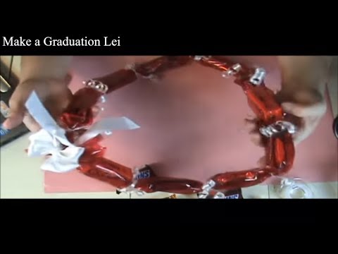 HOW TO MAKE A HAWAIIAN CANDY LEI FOR GRADUATION GIFTS HOW TO MAKE A HAWAIIAN CANDY LEI FOR GRADUATION GIFTS