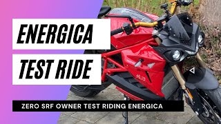 Zero SRF owner test ride 2021 Energica EVA Ribelle 21.5kwh \u0026 2020 SS9 13.4kWh electric motorcycle