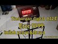 Timbangan digital A12 E Error angka 999