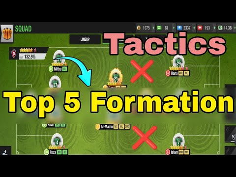 Top 5 de formación y tácticas en el Top Eleven 2024