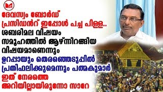 Sabarimala|ശബരിമലയിലെ ആചാരങ്ങൾ നിലനിർത്തണമെന്ന് ദേവസ്വം ബോർഡ് പ്രസിഡൻറ്