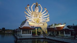 Wat Plai Laem  Koh  Samui 2021 -Virtual walking tour| Walks in Thailand