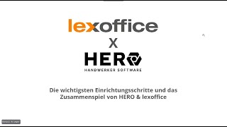 Live Webinar: lexoffice x HERO - Online Buchhaltung für Handwerker