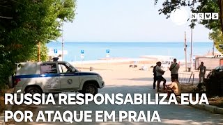 Rússia responsabiliza EUA ​​por ataque em praia na Crimeia